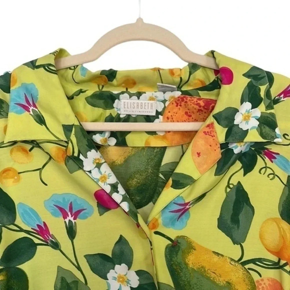 Plus Size Elisabeth by Liz Claiborne Short Sleeve Button Down Top Size 22 - Picture 4 of 9